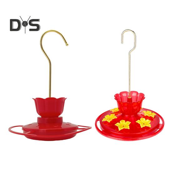 Кормушка для колибри. Герметичная тарелка-кормушка с 6 отверстиями для кормления в форме цветка. Легко наполняемая кормушка для колибри.