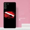Diver Down Scuba Phone Case For Samsung Galaxy S24 S26 Ultra S20 S21 S22 S23 S25 Plus S10 S25 FE Cover Coque