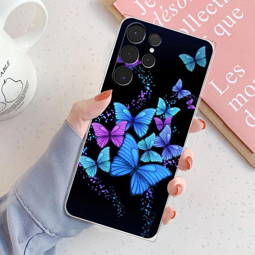 For Samsung S23 Ultra Case Cover Galaxy S23 Chic Marble Silicone Clear Phone Case For Samsung Galaxy S23 Plus Protective Bumper