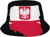 Винтажная Польша Польский Флаг Панама Для Женщин Мужчин Унисекс Кепка от Солнца Складная Для Улицы Польская Рыбацкая Шапка Головной Убор