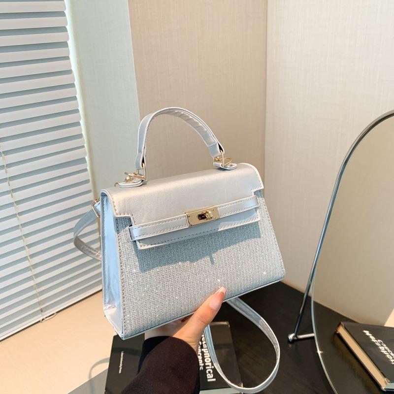 Foreign style small bag women's new Korean popular portable shoulder messenger commuter advanced sense versatile Kelly bag