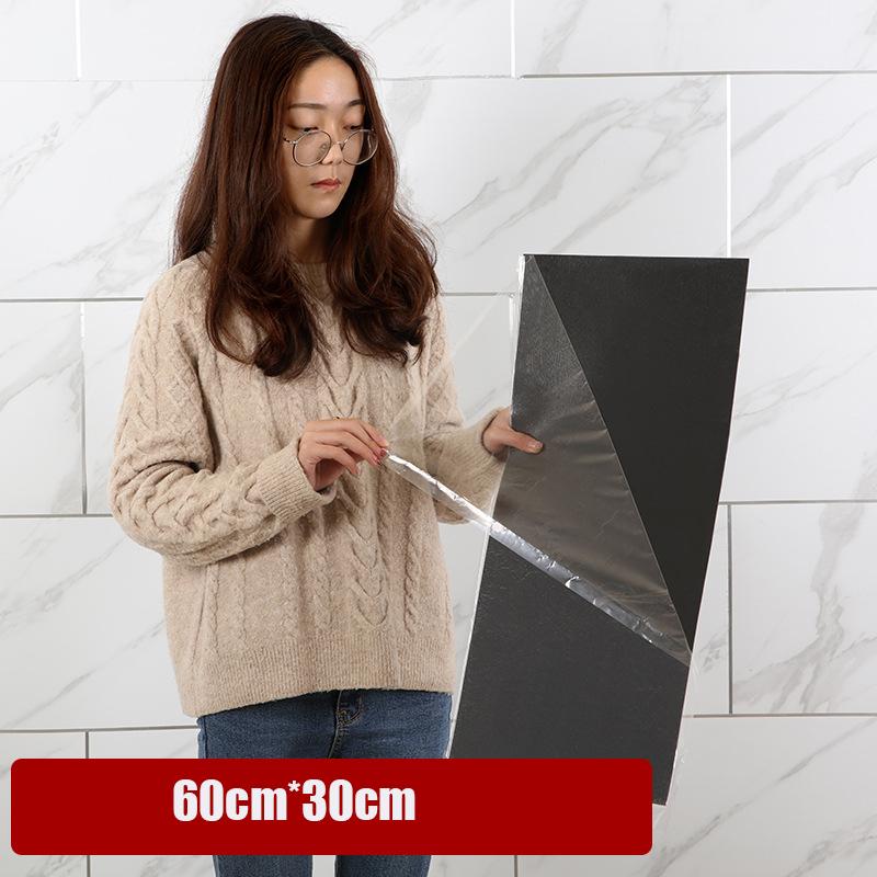 10/20 шт. 3D ПВХ 60*30 см имитация мрамора самоклеящиеся наклейки на стену водонепроницаемые наклейки для ванной комнаты и кухни домашний декор
