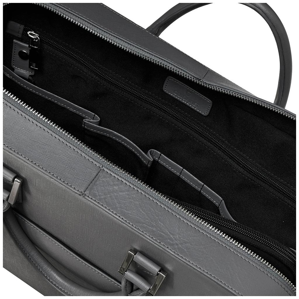 Сумка-портфель 2WAY PG010LP СЕРЫЙ [Ghione] Мужская