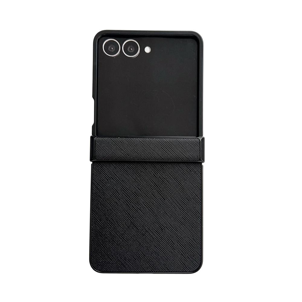 Чехол из ПУ-кожи для Samsung Galaxy Z Flip 7 FE 6 5 4 3 5G Flip7 Flip6 Flip5 Flip4 Защитная крышка для шарнира