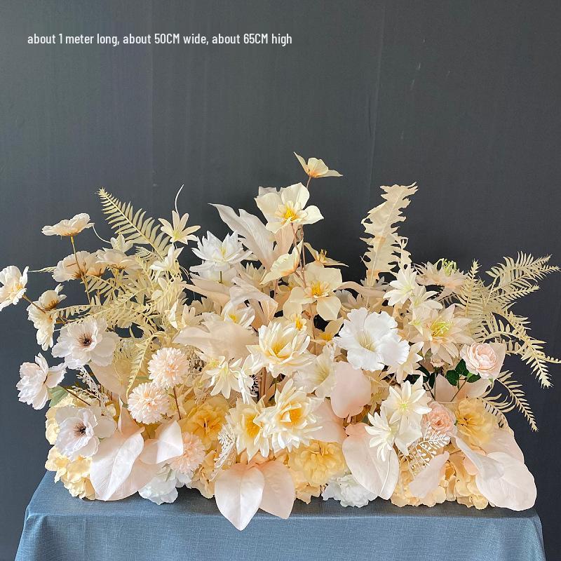 Искусственный Цветочный Декор для Свадебного Места Проведения: для Дорожки, Сцены и Банкетного Зала