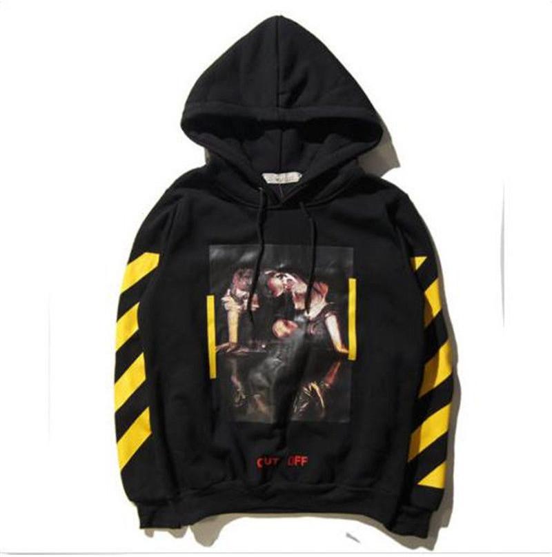 Off Co White Virgil Abloh Pyrex Vision Coat Religion Long Sleeve Hoodie Unisex