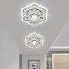 Modern Crystal Flower Chandelier Crystal Petals Pendant Lamp Ceiling Spotlights Kitchen