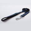 Elastic Dog Leash With Reflective Strip Medium To Large Dogs Anti-Slip Tangle-Free Nylon Lead Adjustable Length 1.2-1.5m