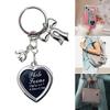 Фоторамка Подвеска в форме сердца Брелок Прочный сплав Шарм Модный аксессуар для мужчин и женщин Стильные наряды