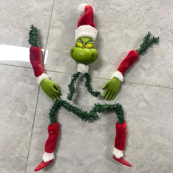 Украшение Рождественской Елки Зеленая Рука Голова Нога Кулон Рождественская Елка Топпер Уникальный Веселый Праздничный