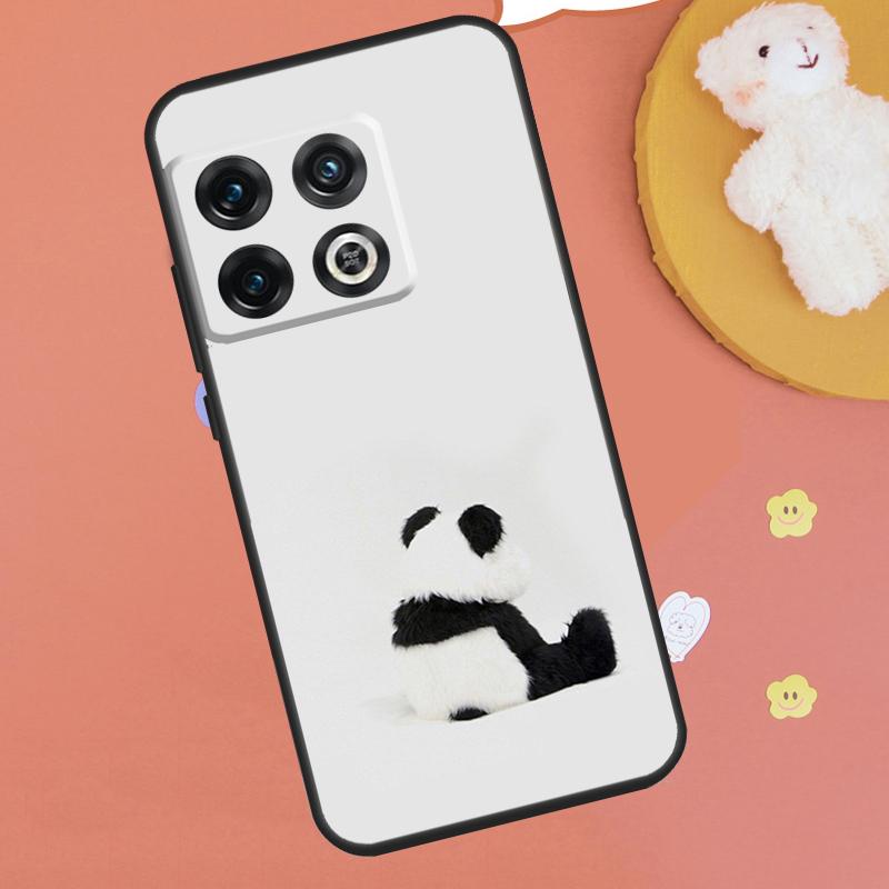 Cute Cartoon Panda Case For OnePlus Nord CE 4 2 3 Lite N10 N20 OnePlus 12 11 9 10 Pro 8T 9RT 10T 10R 12R Cover
