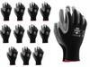 Rękawice Robocze / Czarno-Szare / Rozmiar: 10 - Xl / Rtepo_Bs10 - 12 Szt.