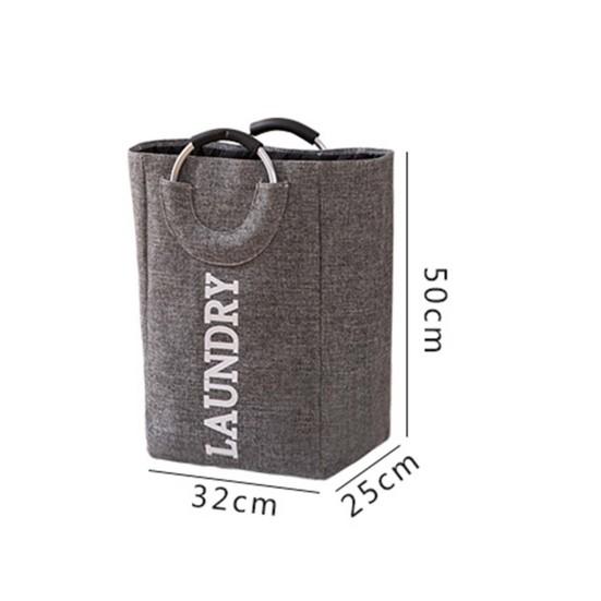 Portable Foldable Home Dirty Clothes Laundry Storage Box Basket with Handles