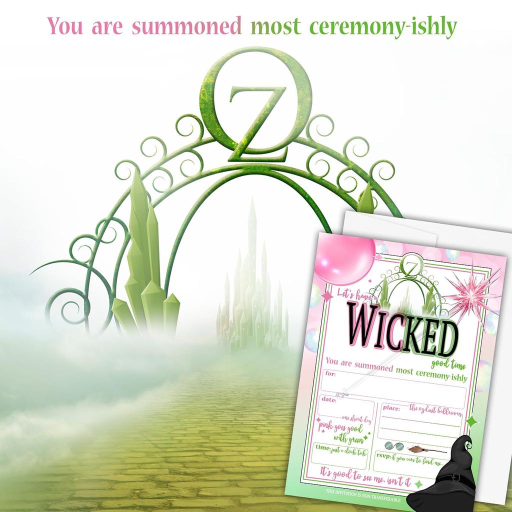 Давайте отлично проведем время - Приглашения на день рождения - Приглашения на вечеринку по случаю просмотра - Набор из 15 штук с конвертами