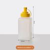 Dustproof Squeeze Condiment Dispenser Wide Mouth Sauce Bottle 600/800/1000ML for Restaurant Catering Outdoor Camping