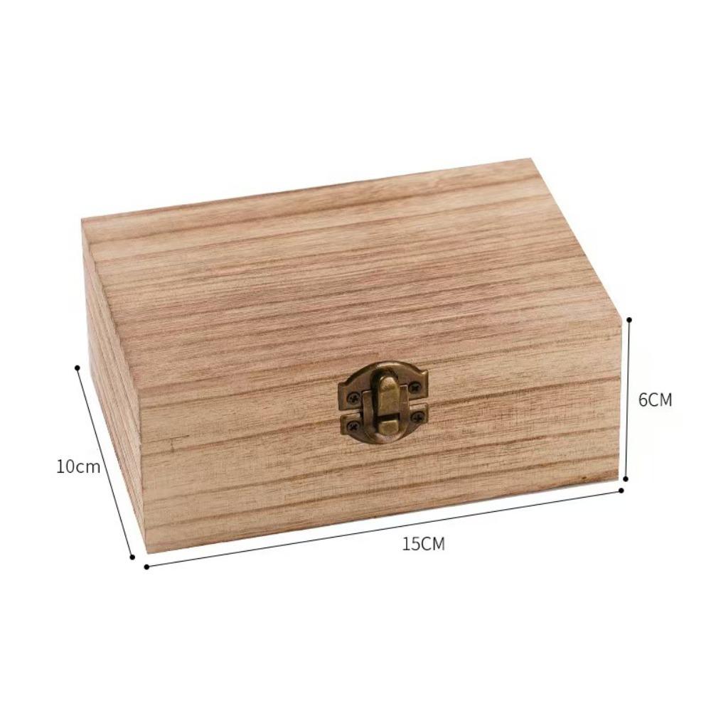Vintage Gift Packaging Boxes Wooden Wood Storage Box Wooden Organizer Case Jewelry Collection