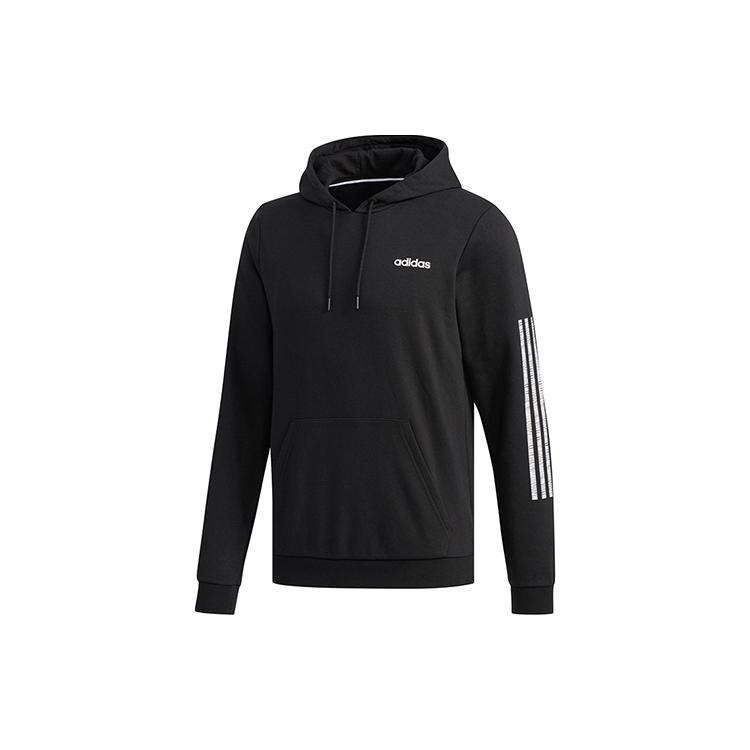 adidas Мужские толстовки Neo Черные с капюшоном Умеренные Обычные DW8042