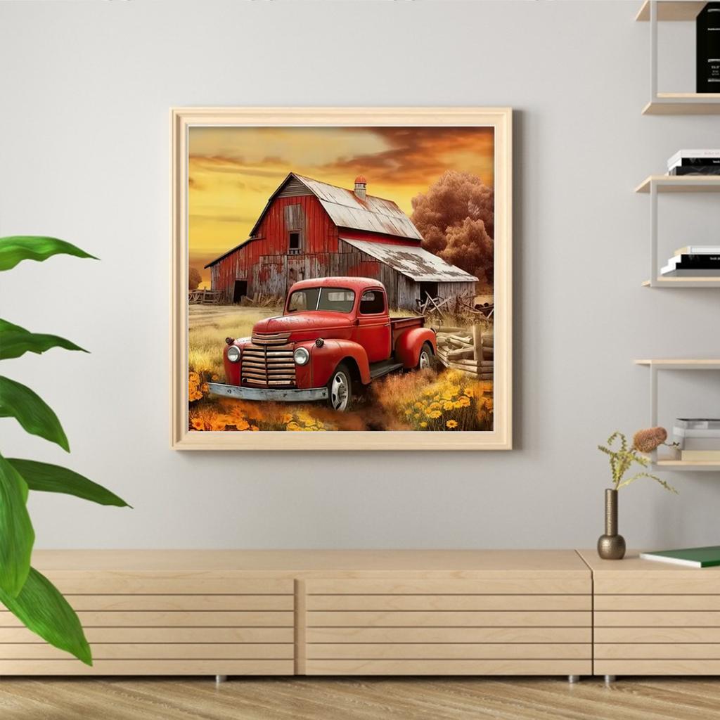 Полный дом 11CT DIY Счетная вышивка крестом Набор 19,69x19,69 дюйма Стартовые наборы для вышивки гладью для взрослых Декор для дома
