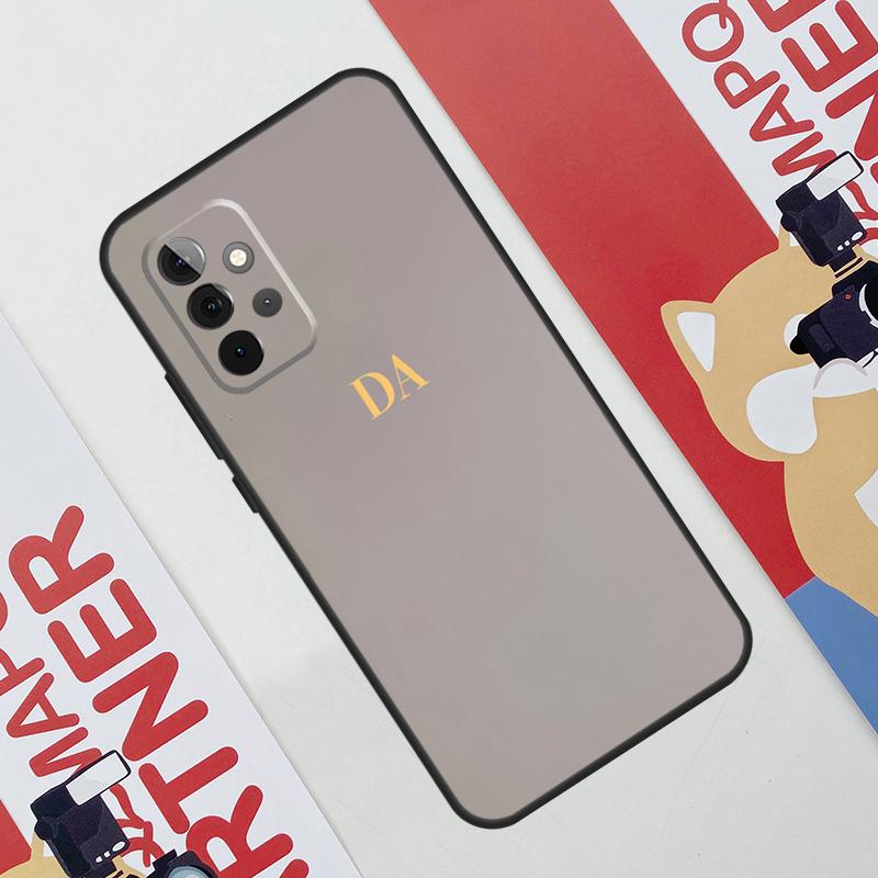 Персонализированный чехол для телефона с монограммой для Samsung Galaxy A53 A33 A23 A13 A52 A32 A22 A12 A51 A71 A14 A24 A34 A54 A21S