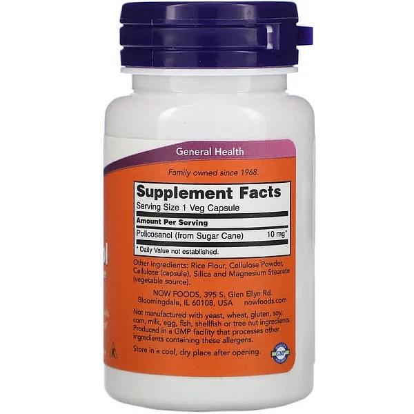 Now Foods POLICOSANOL 20MG.,