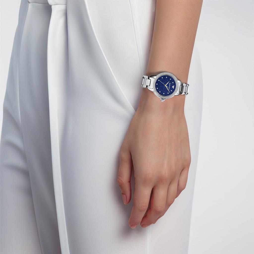 Emporio Armani Трехстрелочные часы из нержавеющей стали AR11630-CLG
