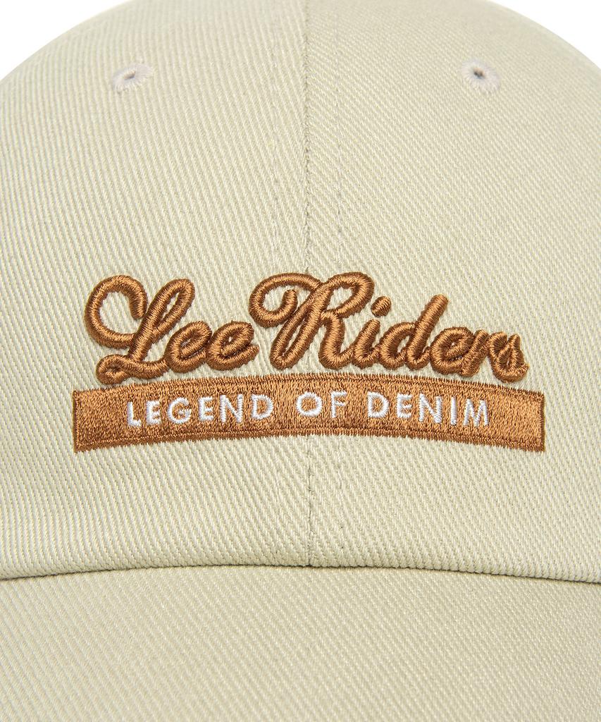 Кепка-бейсболка LEE Riders с вышитой надписью, бежевая