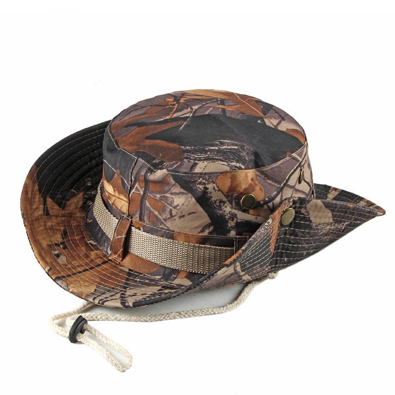 Unisex Outdoor Windproof Fishing Hats Hiking Tourism Fisherman Camouflage Hat