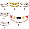 House Halloween Festival Ornaments Halloween Decor Hanging Garland Paper Chain Halloween Banner