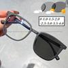 Модные ультралегкие фотохромные солнцезащитные очки для мужчин и женщин, винтажные очки с квадратной оправой, женские умные очки для коррекции миопии