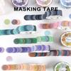 Decorative DIY Japanese Round Stickers Label Masking Tape Adhesive Tape Colorful Dots Washi Tapes