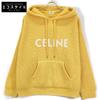 Celine Желтая вязаная парка с логотипом Eddie Wool Унисекс топ XS желтый Б/у