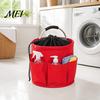 Spill-proof Storage Container Foldable Bag with Handle & Drawstring, Waterproof Oxford Cloth Pouch Multi-Pockets, Large Cleaning Tools Organizer