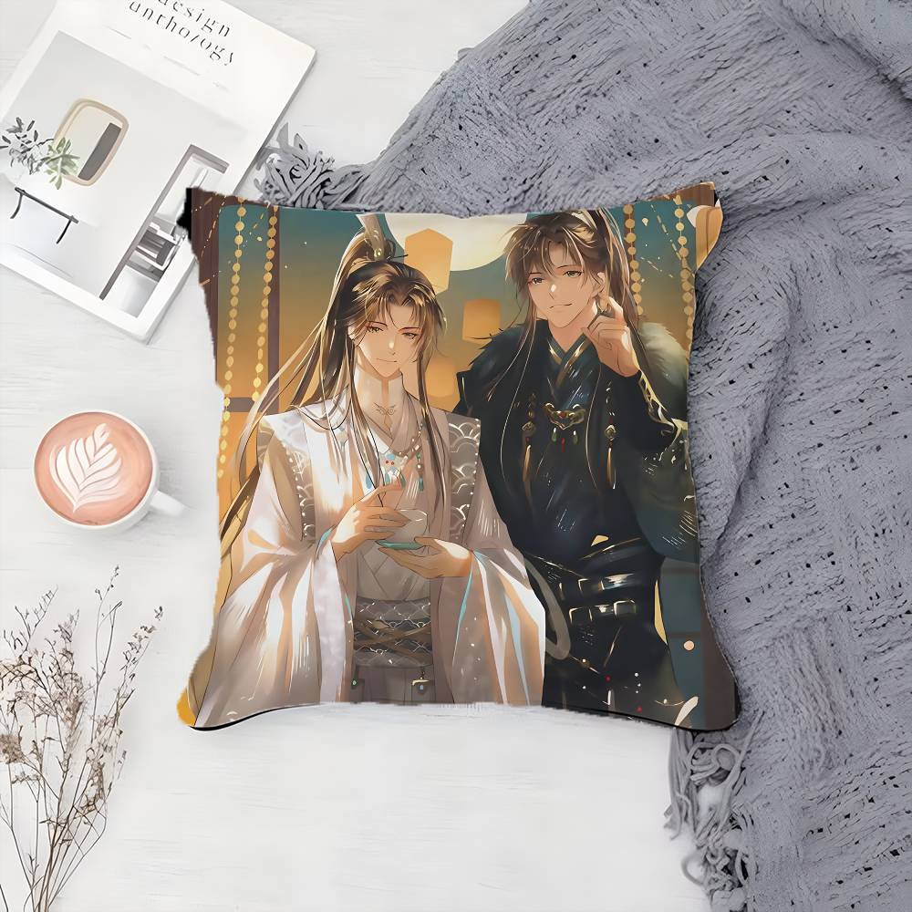 Грандмастер Демонического Культивирования-МТ Наволочка с Принтом Наволочка Гостиная Диван Подушка Чехол Спальня Комната Декор
