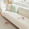 Новая полосатая подушка для дивана из ледяного шелка с вышивкой, приятная для кожи подушка для дивана, в наличии чехлы для дивана из ледяного шелка Four Seasons