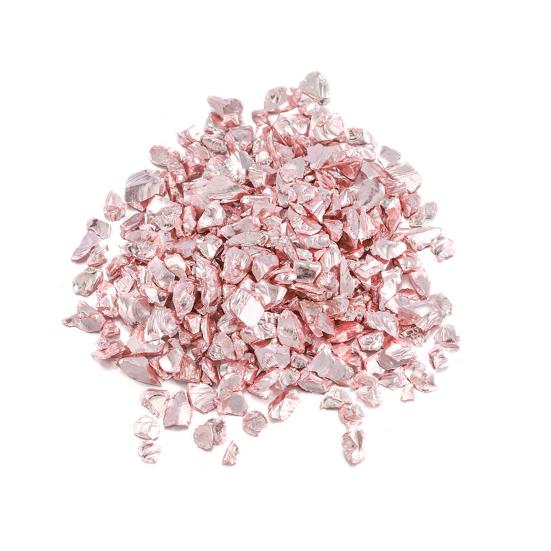 1 Bag Crushed Stone Filler Coloured Glaze Mini Chips Decorative Rocks for Home Decoration