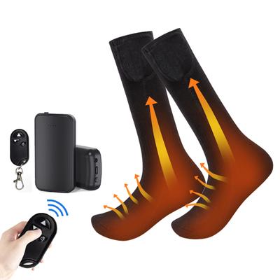 Носки с интеллектуальным подогревом Shaking Control, длинные, для езды на открытом воздухе, для катания на лыжах, с электрическим подогревом