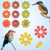 30pcs Convenient Flower Replacements for Bird Feeders Garden Hummingbird Watering Bottle Flower Outlet for Wild Bird Feeding