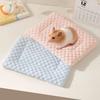 Breathable Hamster Cooling Mat Soft Hamster Nest Mat Portable Guinea Pig Bed Pad  Cage Mat
