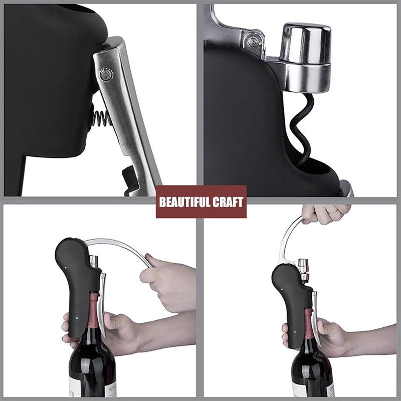 Wine Tool Set Wine Opener Bar Lever Corkscrew Convenient Bottle Openers Foil Cutter Cork Tire Drill Lifter Kit Wine Opener