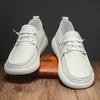 Модный итальянский люксовый бренд Мужская повседневная кожаная обувь на плоской подошве Дизайнерская обувь Весна/Осень Натуральная кожа Кроссовки для хайкинга Дышащая обувь Оксфорды