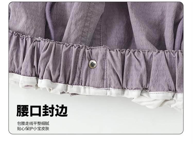 Children's clothing boys' summer shorts pants 2026 new summer clothing thin mid length pants summer clothing medium size child labor pants trend