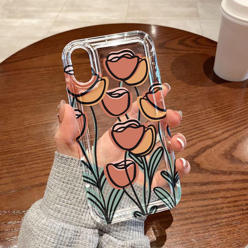 Чехол для телефона для iPhone 13 15 14 12 11 16 Pro Max XR XS SE Max 6 7 8 Plus для Samsung S24 A55 A32 S23 для yellowmi Note 13 12 11 10 Pro устойчив к падениям