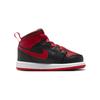 Детские кроссовки Air Jordan 1 Mid TD Alternate Bred Черный Белый Огненно-красный DQ8425-060