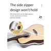 Roisin 1 Piece Guitar Dust Cover Transparent Translucent Dustproof Waterproof Acoustic Electric Guitar Cover Protective Storage Bag