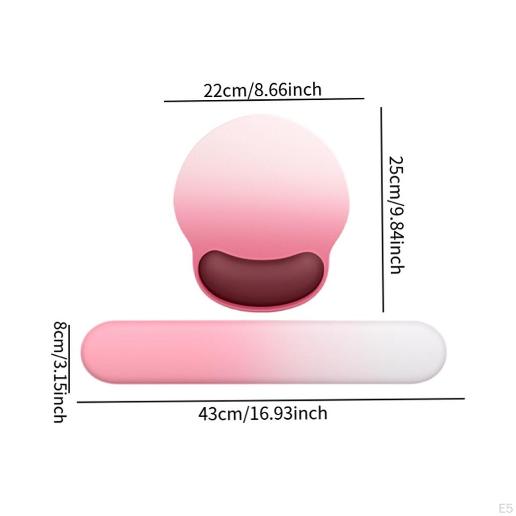 Коврик для мыши с поддержкой запястья, игровая подушка, эргономичная подставка для клавиатуры, коврик для офиса, дома