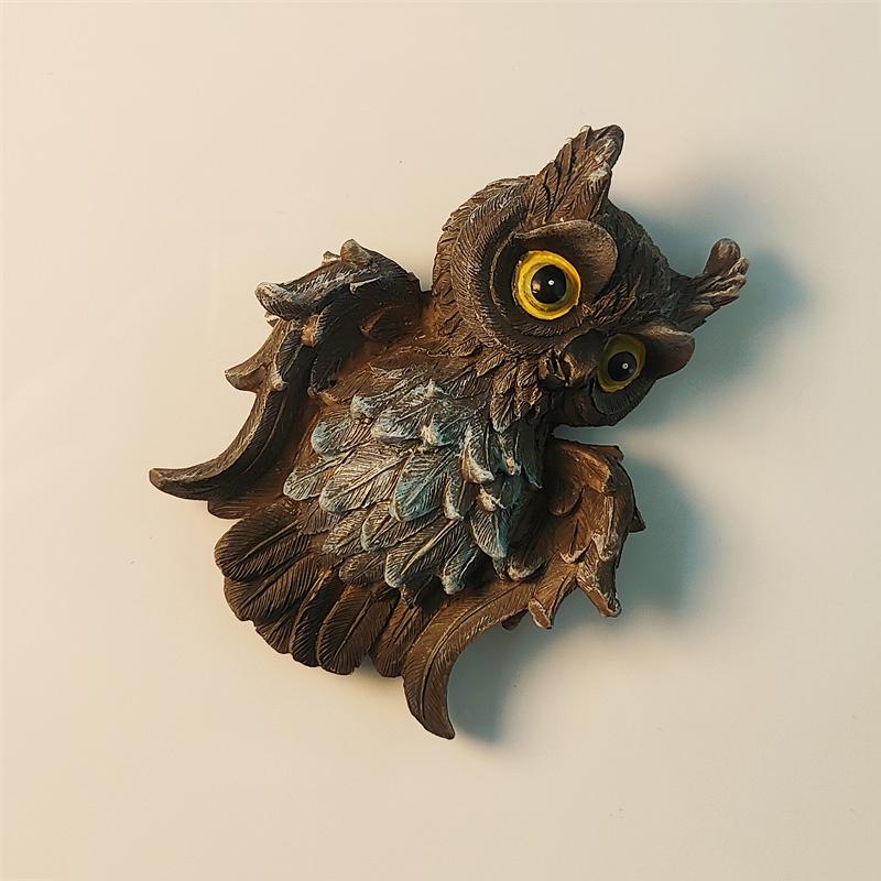 Africa South Africa Owl 3D Stereoscopic Tourism Souvenirs Resin Painting Decoration Home Refrigerator Magnets