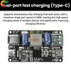 Pd 140 Вт Высокомощный DC Понижающий Двойной Порт Быстрая Зарядка Type C USB Зарядное Устройство Полный Протокол Быстрой Зарядки Pd3.1 Qc3.0 Qc4 Qc4+