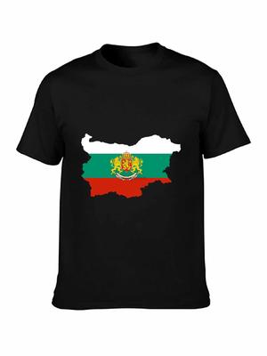 Болгарская карта Флаг Герб Болгария Футболка Все размеры