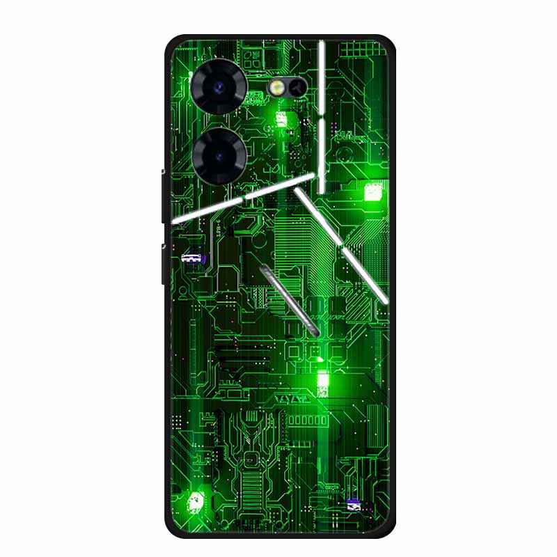 Роскошный Чехол для Tecno Pova 5 Pro 5G ТПУ Мягкий Силиконовый Задний Чехол для Tecno Pova5 Pro 2023 LH8n Чехлы для Телефона Милый 6.78" Новый чехол
