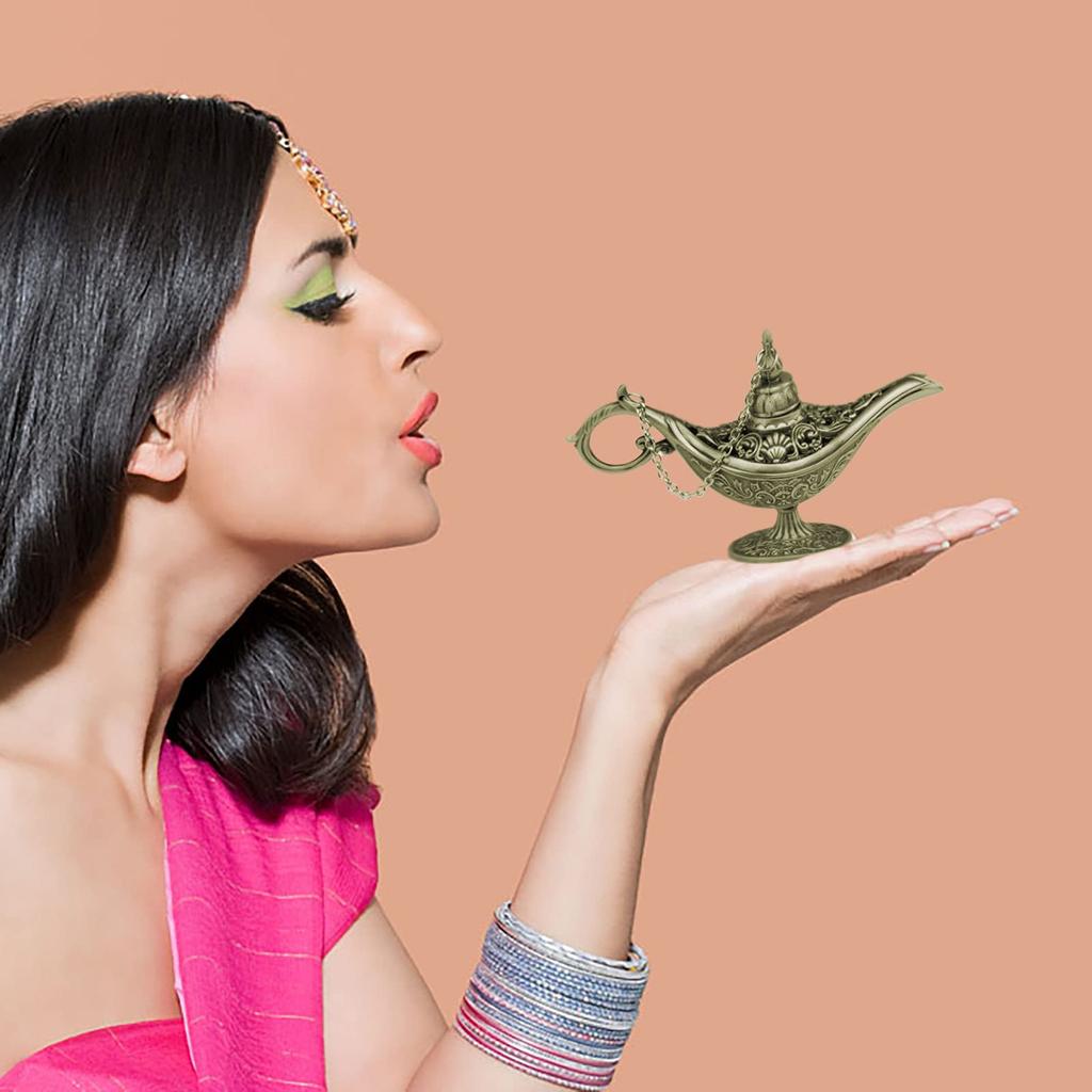 Aladdin Lamp Incense Burner with Lid, Aladdin and the Magic Lamp, Cosplay Wear, Lamp, Arabian Nights, Craft, Incense Holder, Indian Style, Trinket